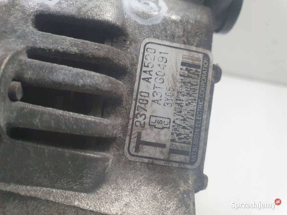 ALTERNATOR Subaru Legacy IV 20 B 23700AA520 Układ elektryczny silnika Chełm