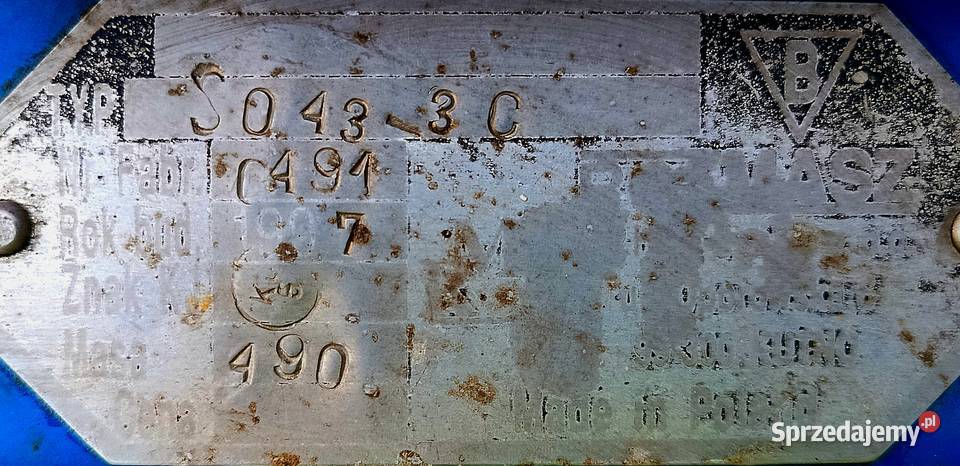 Siewnik Poznaniak 6 Rolmasz 32M na skrzyni
