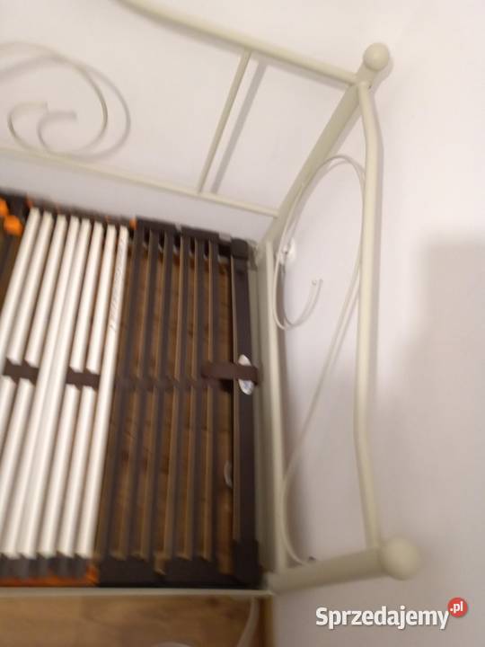 Łóżko metalowe 100cm