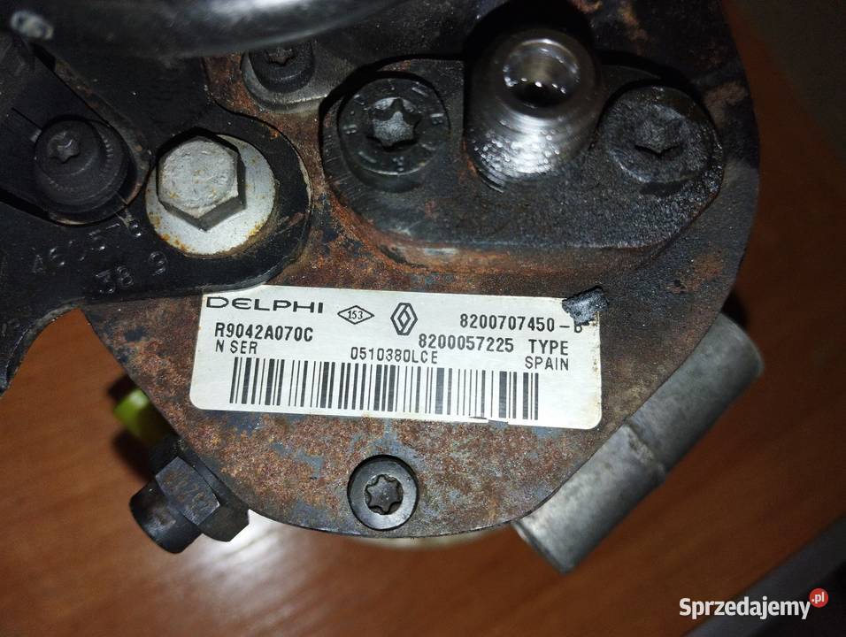 POMPA WTRYSKOWA RENAULT 15 dci 8200707450 osobowe
