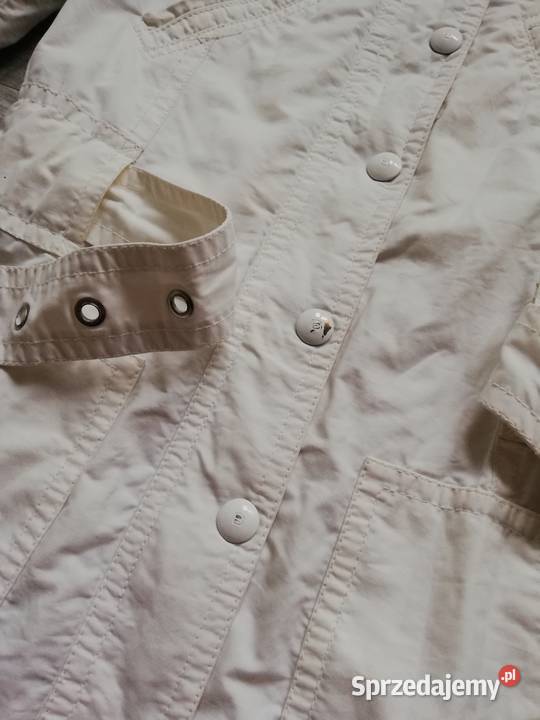 Krótki przejściowy płaszcz parka Bershka L