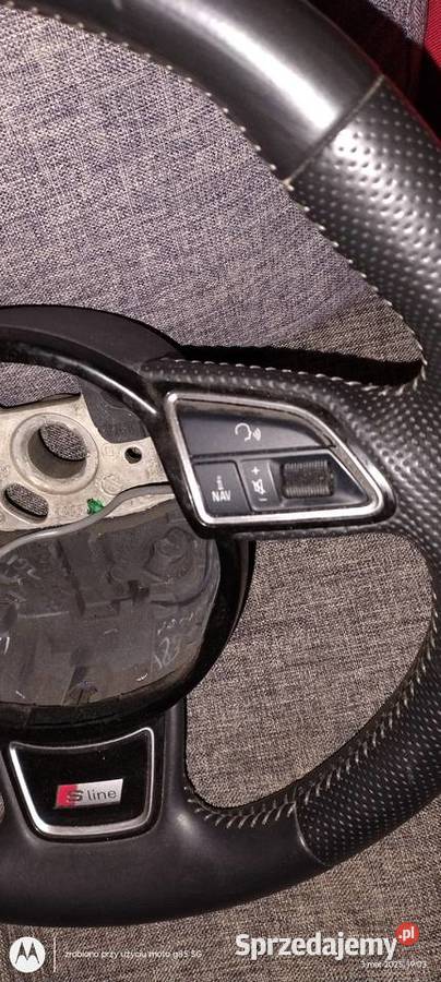 Kierownica Audi 3 ramienna s line z multifunkcją Części samochodowe dolnośląskie