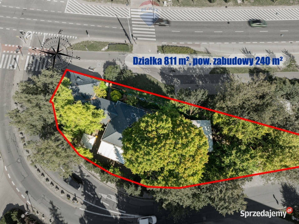 Działka na Górnym Mokotowie częściowo zabudowana Warszawa sprzedam