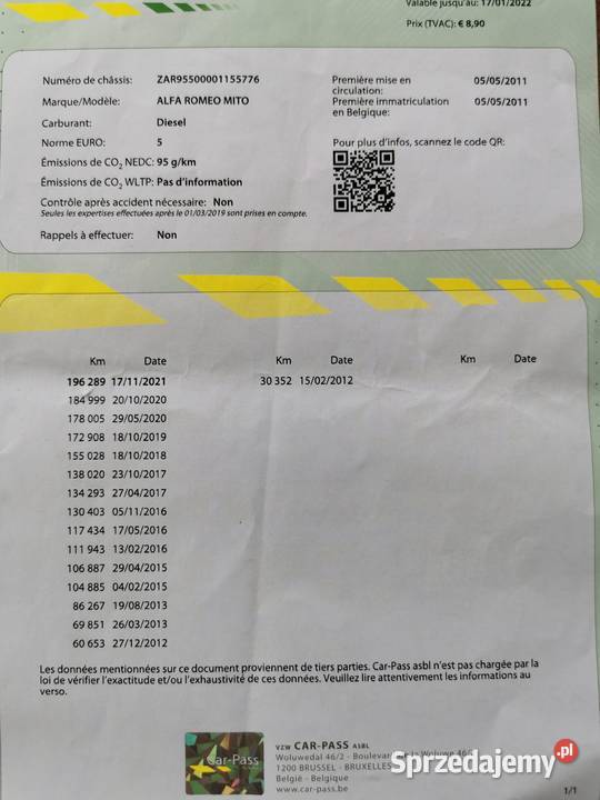 ALFA ROMEO MITO czujnik zmierzchu wielkopolskie Leszno