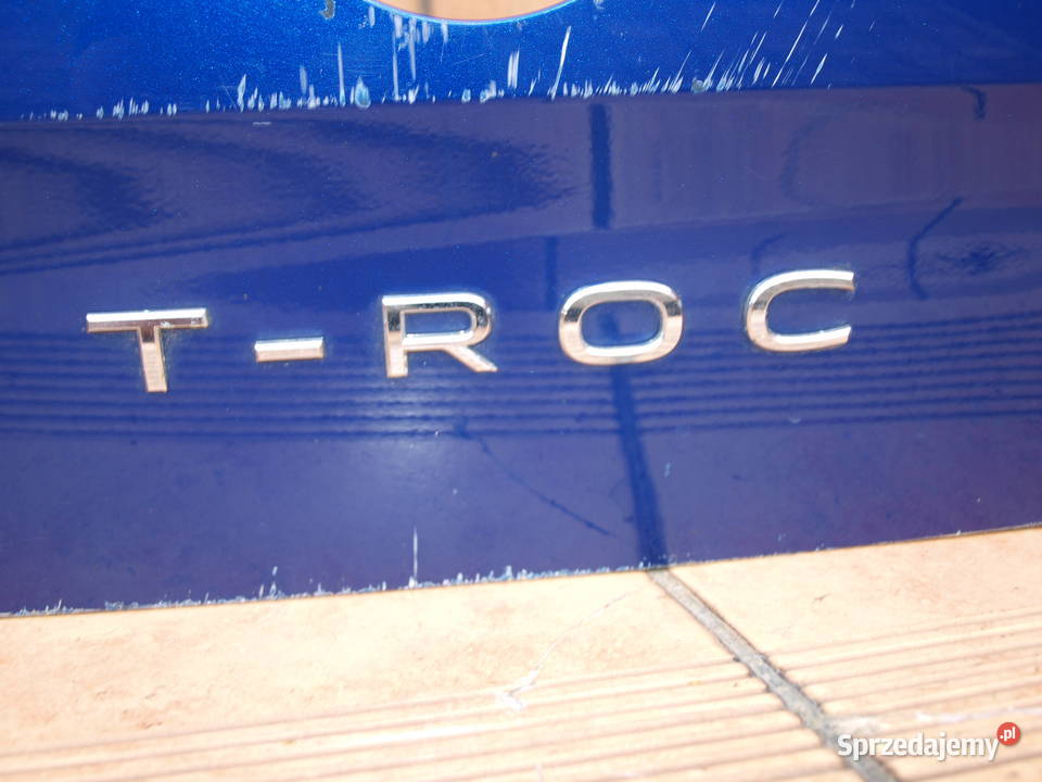 VW T Roc T Roc klapa bagażnika tył 2017 2026r osobowe wielkopolskie