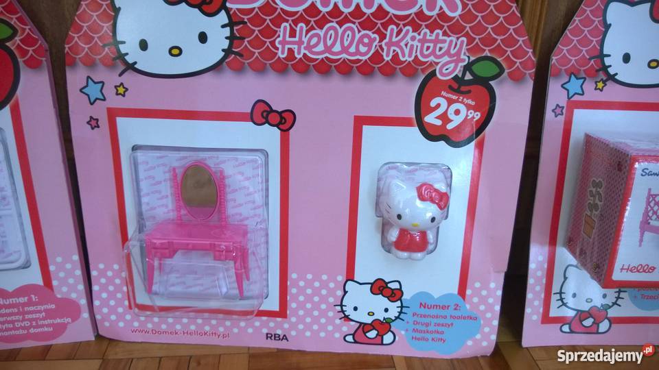 Sprzedam Domek Hello Kitty z wyposażeniem Plastik