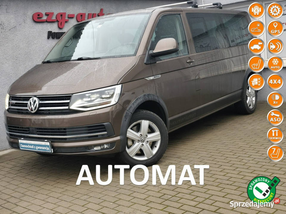 Volkswagen Multivan Long bogata 4x4 ogrzewanie postojowe Zgierz
