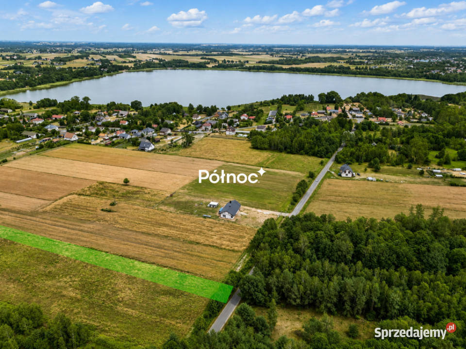 Działka jeziorem Kunów 4350 m