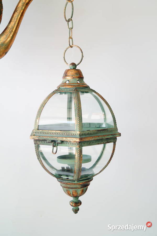 Latarnia Lampa na świece retro PTAK latarnia Gizałki