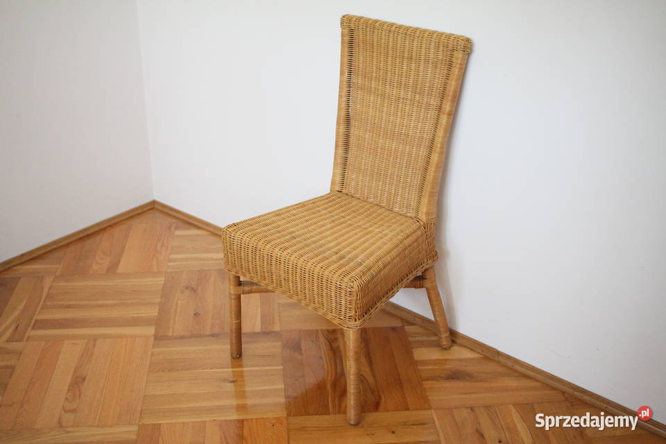 Krzesła ratanowe komplet sprzedam