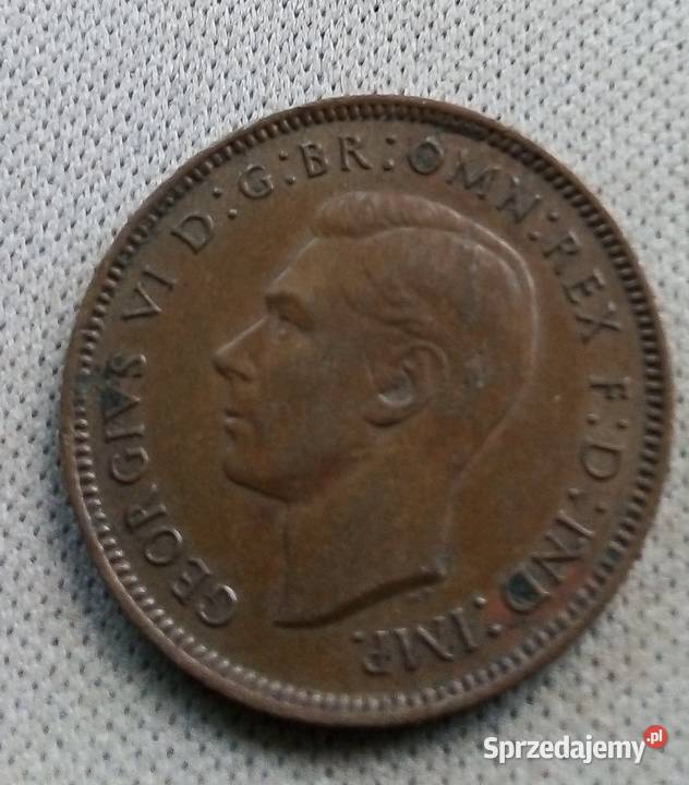 WIELKA BRYTANIAFARTHING1945 r Legionowo