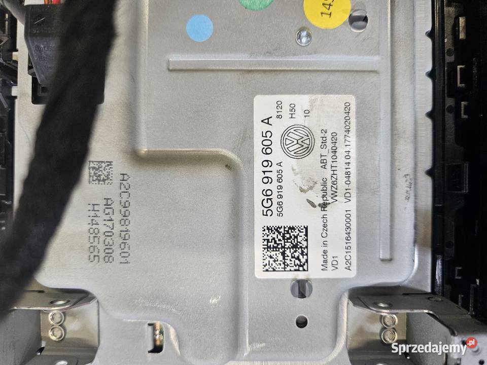 VW Golf 7 VII lift radio wyświetlacz panel Stubno sprzedam
