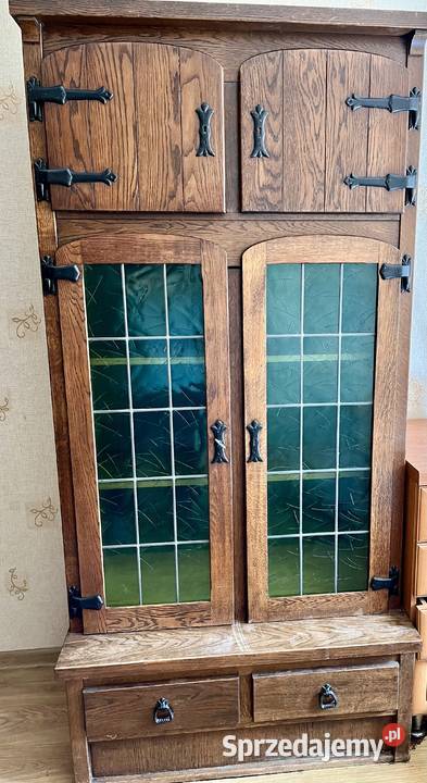 Meble dębowe zestaw dwie sztuki Namysłów