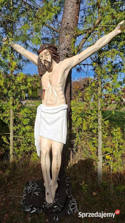 Duża rzeźba Jezusa Chrystusa Ukrzyżowanego Kalwaria Zebrzydowska