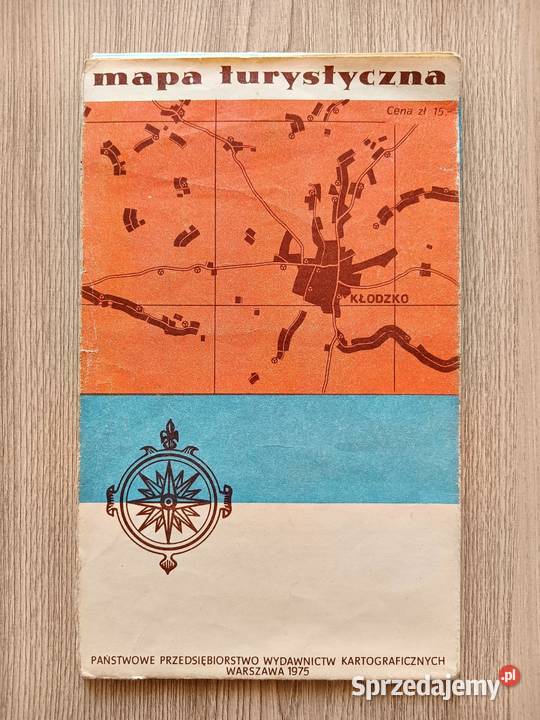 Ziemia Kłodzka Mapa Turystyczna Plan PRL Rok wydania 1975