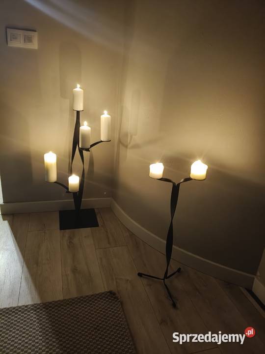 Świeczniki ręcznie robione UNIKAT Antyki, Sztuka, Kolekcje