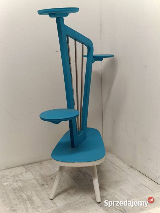 kwietnik drewniany kwietnik art deco rocka bily łódzkie Radomsko