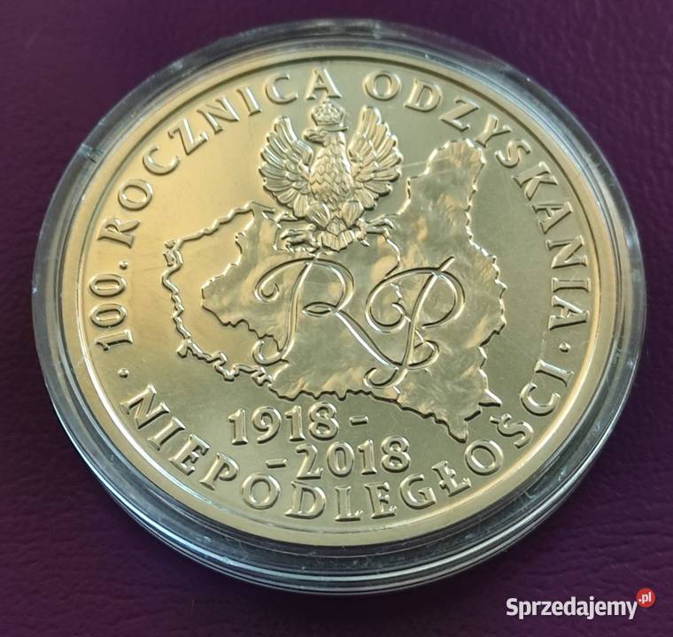 Moneta 100 Rocznica Odzyskania Niepodległości Pruszków