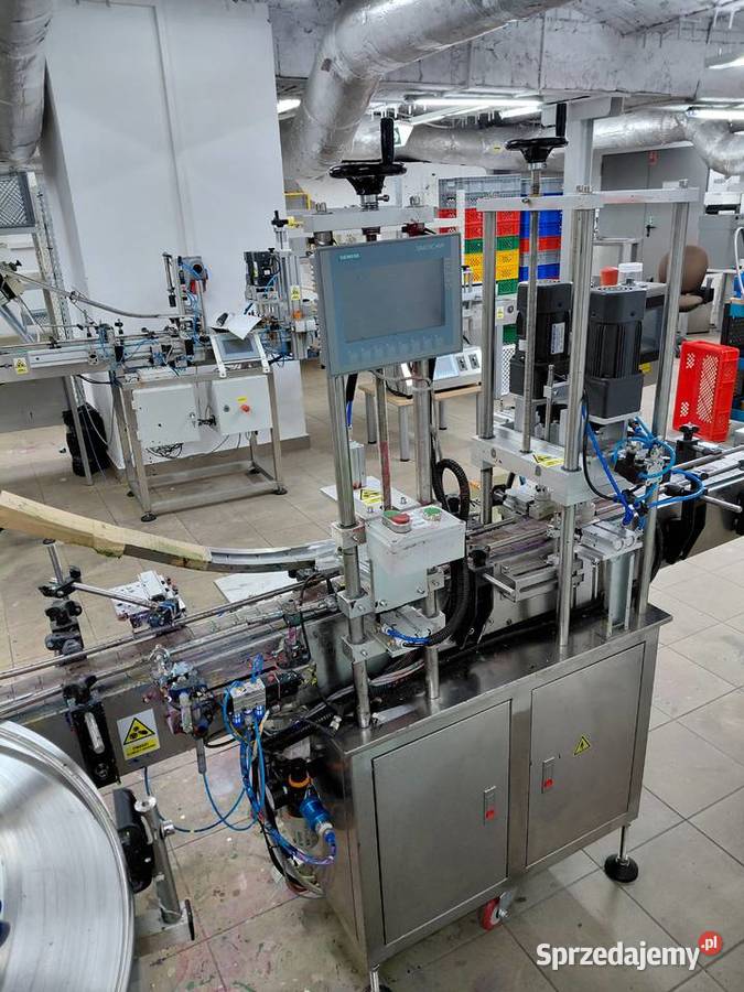 Maszyna do zakręcania i aplikowania zakrętek 20 Gliwice sprzedam