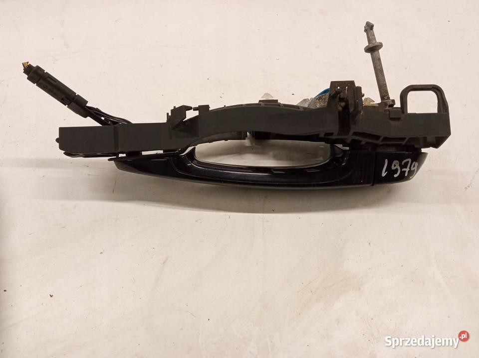 KLAMKA ZEWNĘTRZNA LEWA PRZÓD PODŚWIETLANA CZARNA