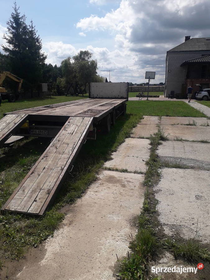 Przyczepa Asca niskopodłogowa 3 osie