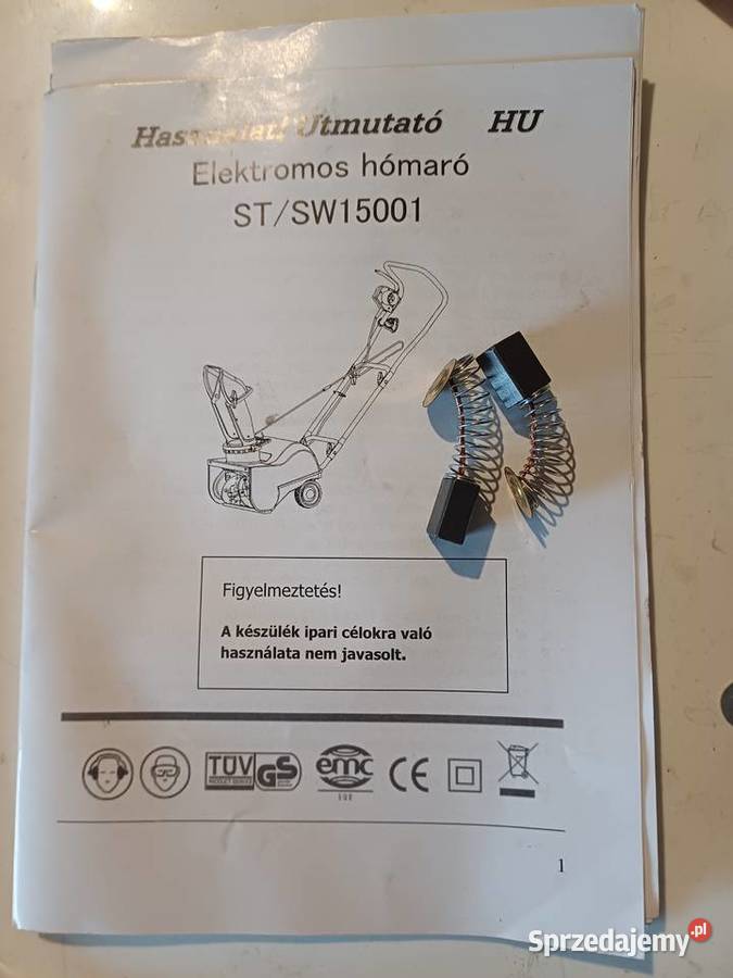 Odśnieżarka elektryczna Straus Austria 1500W Odśnieżarki małopolskie Chrzanów sprzedam