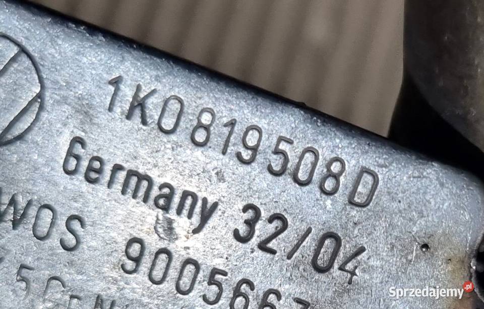 Rurka webasto VW Skoda Audi 1K0819508D pod długi Bolesławice