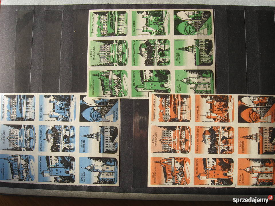 Kolekcja etykiet zapałczanych Warszawa