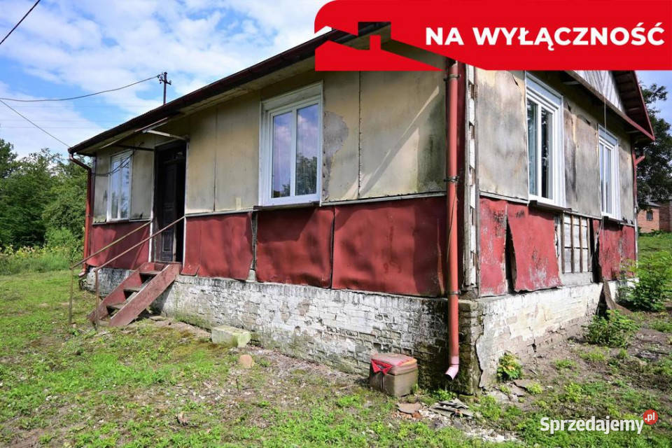 Radomirka dom i budynki gosp ponad 1ha gruntu do remontu lubelskie
