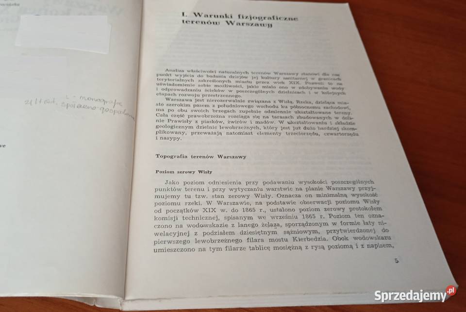 Kultura sanitarna Warszawy do końca XVIII w
