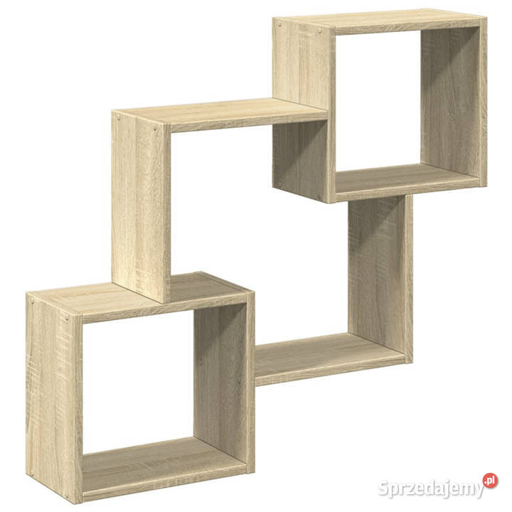Półka ścienna 78x18x71 dąb sonoma WM854807 mazowieckie sprzedam