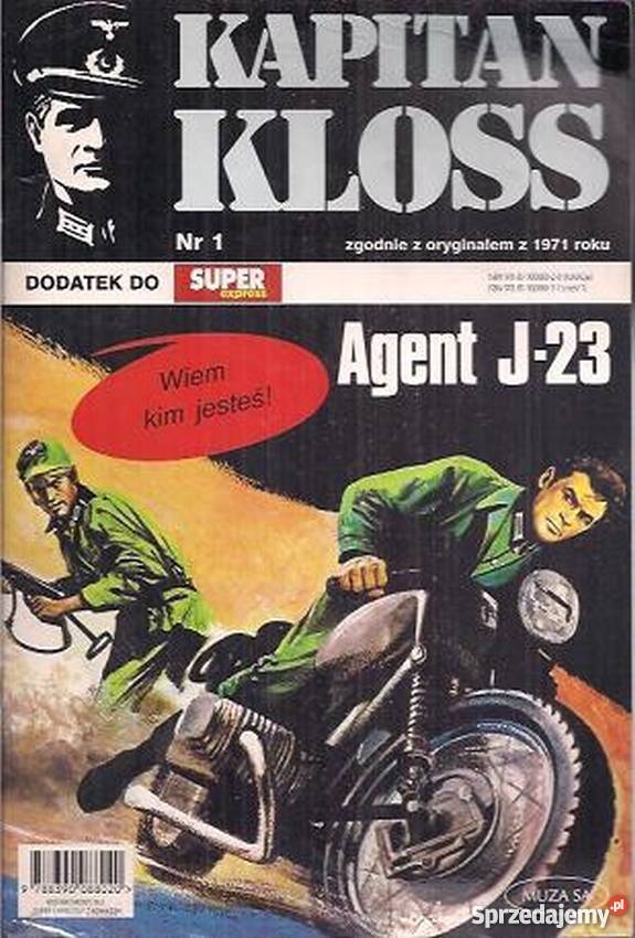 KAPITAN KLOSS 1 AGENT J23 Komiksy Piła