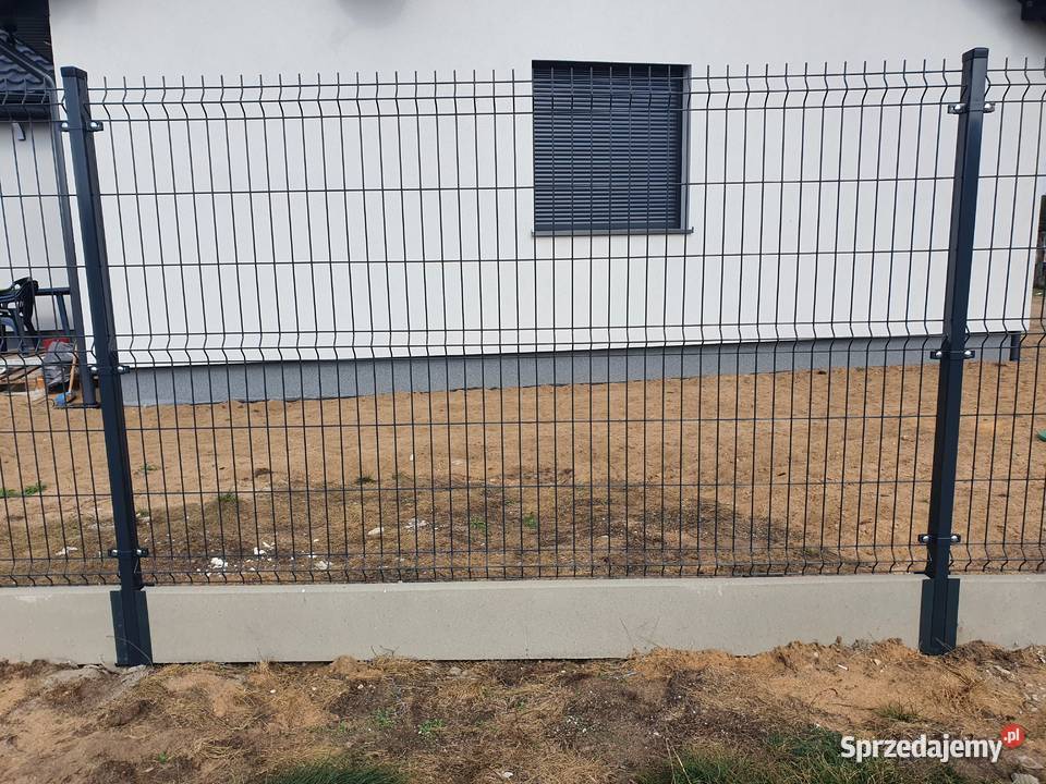 Ogrodzenie panelowe 25x153 fi4mm słupek łaczniki wielkopolskie sprzedam
