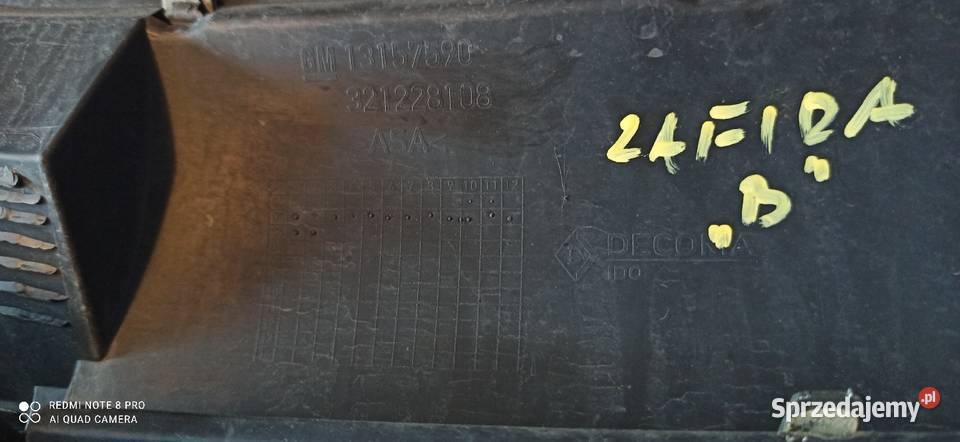 ATRAPA GRILL CHŁODNICY OPEL ZAFIRA B 20052008
