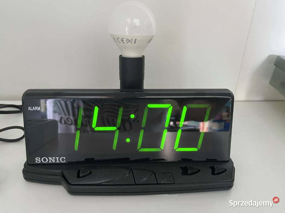 Budzik z led ID1 Siedlce sprzedam