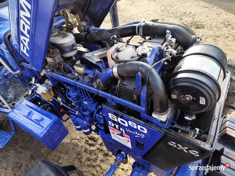 Farmtrac 6060 4x4 traktor ciągnik krajowy Skrzynia biegów Manualna Strachomin