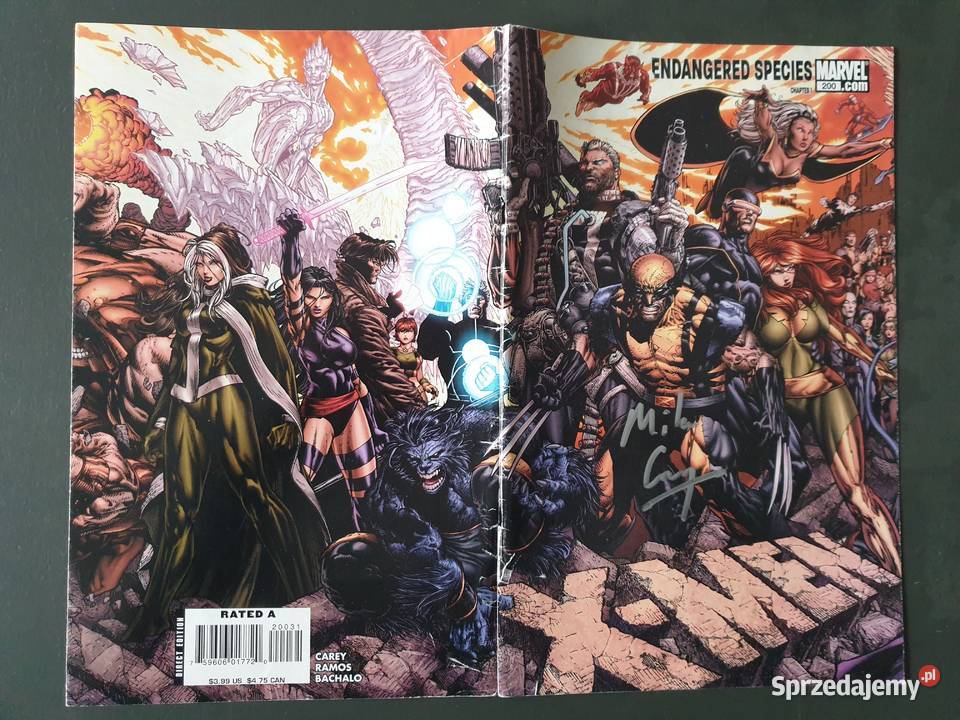 XMen Mike Carey writer autograph pomorskie Gdynia