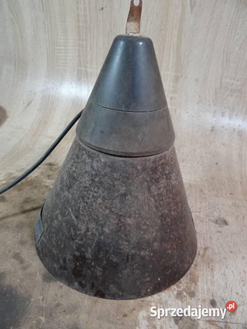 wisząca lampa Industrial loft fabryczna org DDR Żary sprzedam