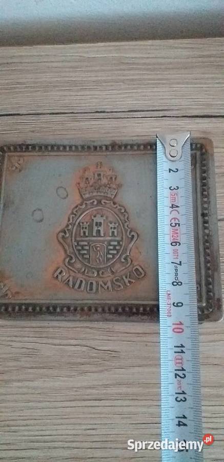 Mosiężna szkatułka Radomsko Przedbórz