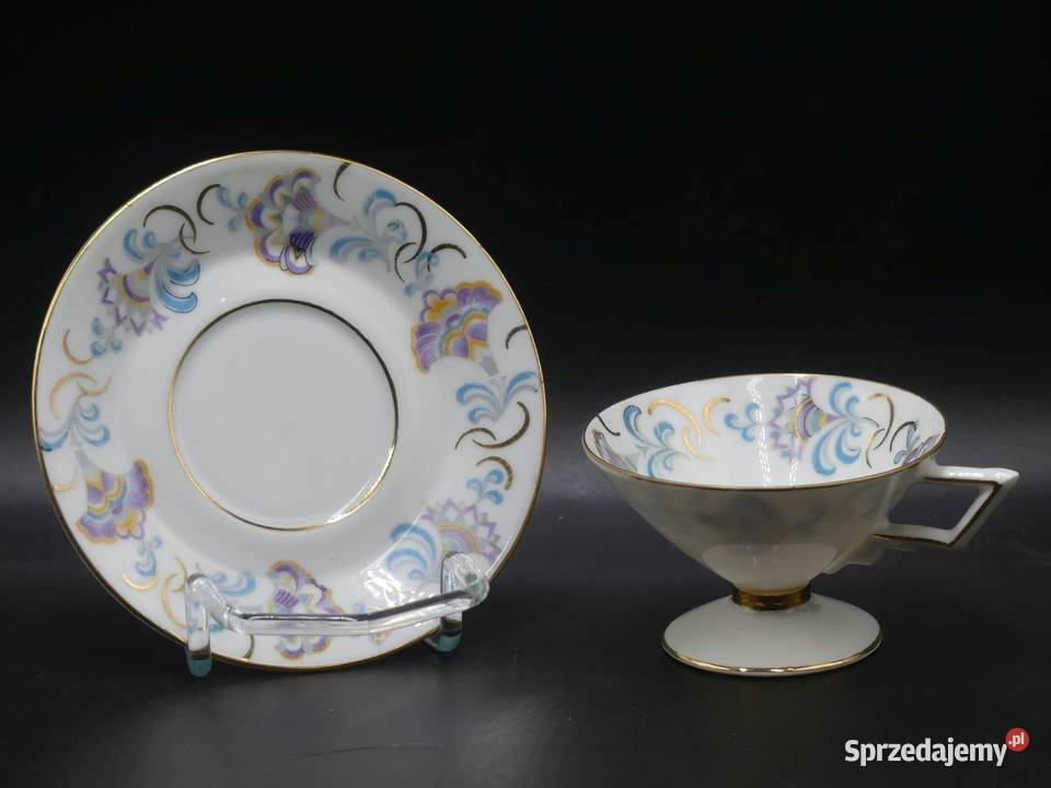 Zjawiskowy komplet do mokki art deco Tułowice Poznań