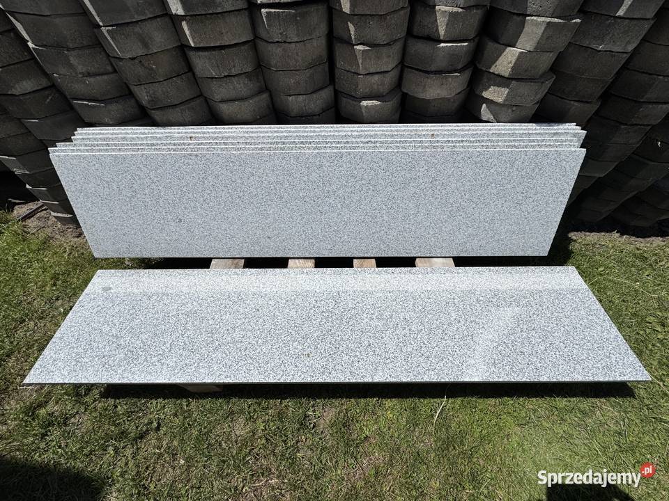 stopnice granitowe parapety 7 150x33x2 wielkopolskie Poznań sprzedam