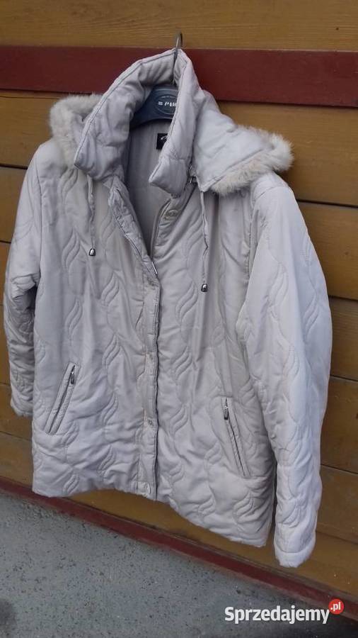 Kurtka damska z kapturem beżowa do sprzedania Kraków