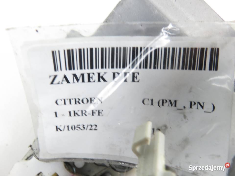 ZAMEK PRAWY TYLNY CITROEN C1