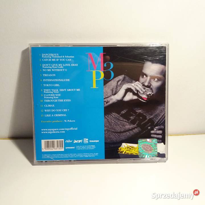 Matt Pokora MP3 z autografem Matta Pokory Płyty i kasety łódzkie Warta