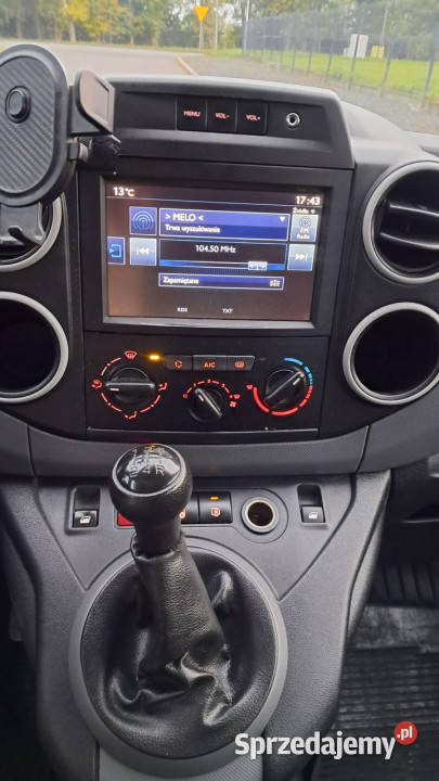 Peugeot Partner Long Tempomat 16HDi 2017r Klima