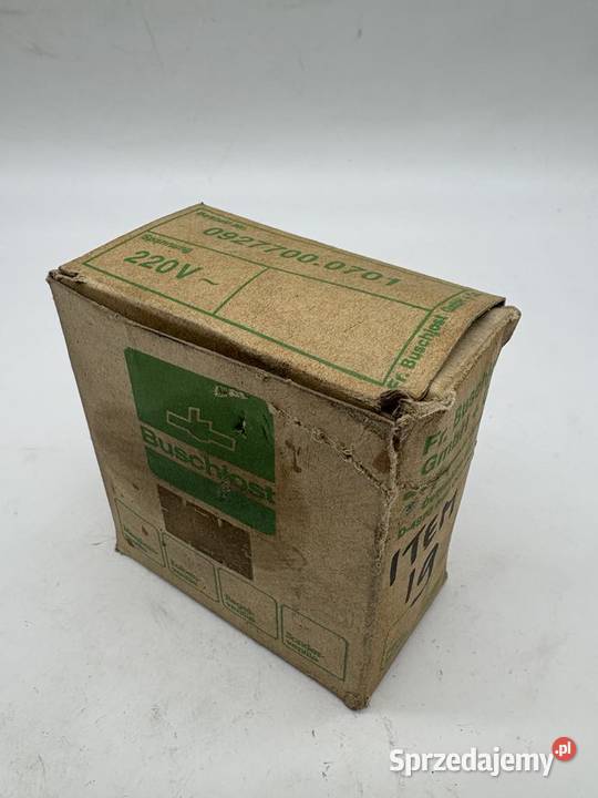 Buschjost 09277000701 Elektrozawór Warszawa sprzedam