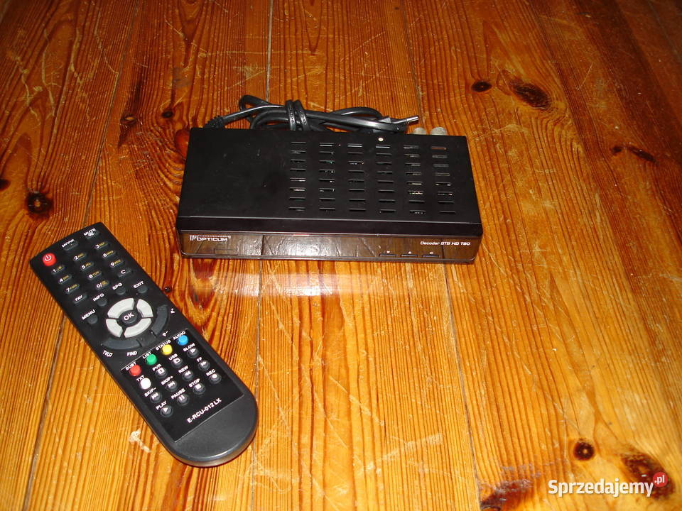 Dekoder DVBT OPTICUM T90 tv naziemna Pozostałe Świnoujście