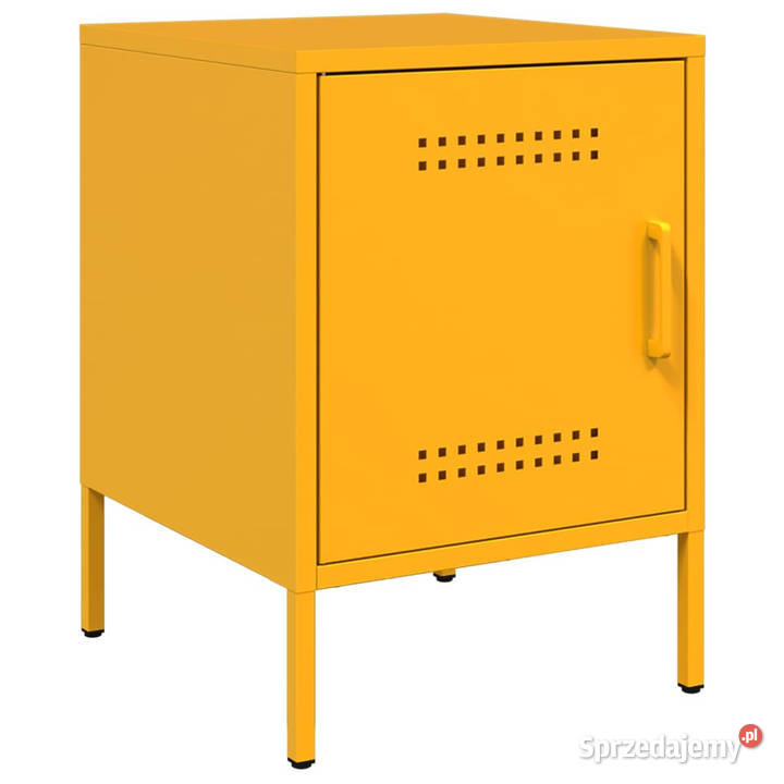 Szafka nocna musztardowa 36x39x505 stal WM842916 Warszawa