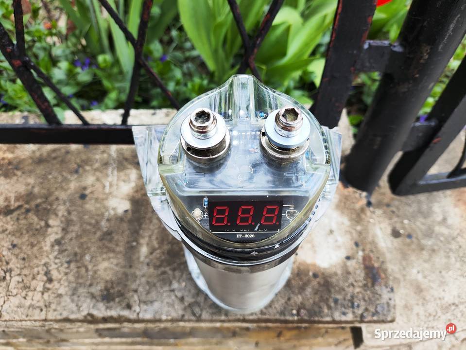 Kondensator samochodowy car audio 1Farad Crunch śląskie Niegowonice sprzedam