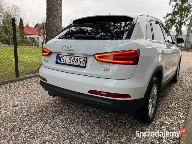 Audi Q3 Prywatnie 2015r Perła 20 TDI CFGC skórzana tapicerka Sokołów Podlaski